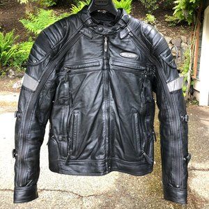 Harley Davidson FXRG Leather Motorcycle Jacket